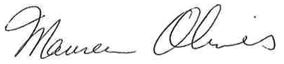 Maureen Olives Signature