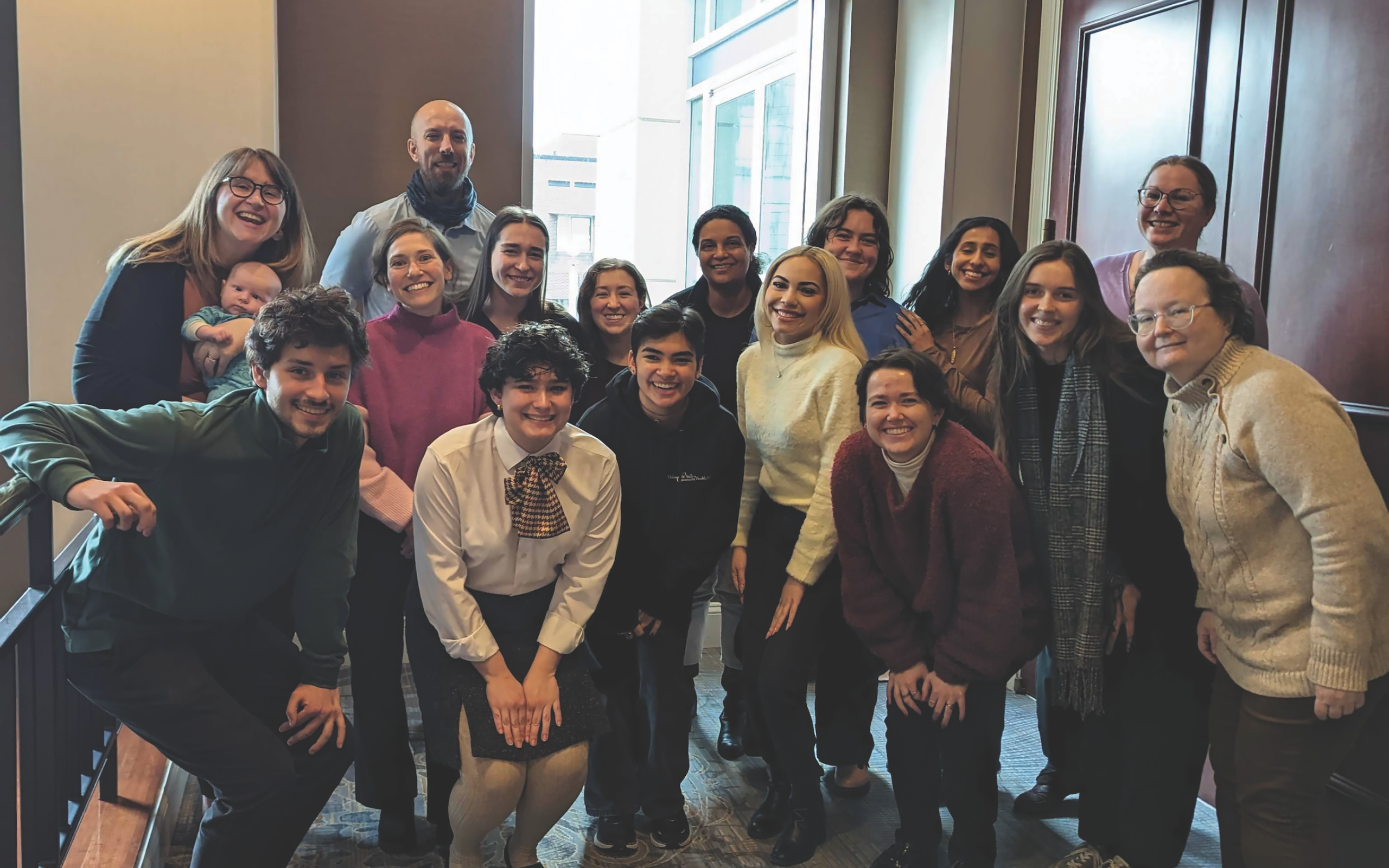 The staff of the MLCP poses together for a photo