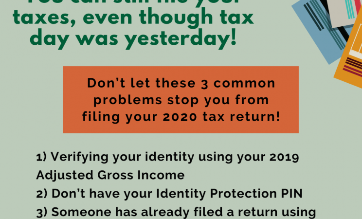 Don't let common problems stop you from filing your taxes ...