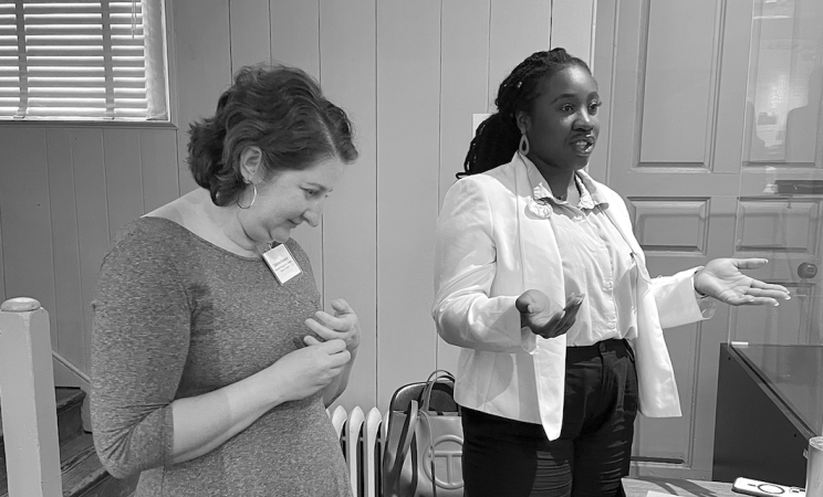 Eviction Diversion staff present on their work