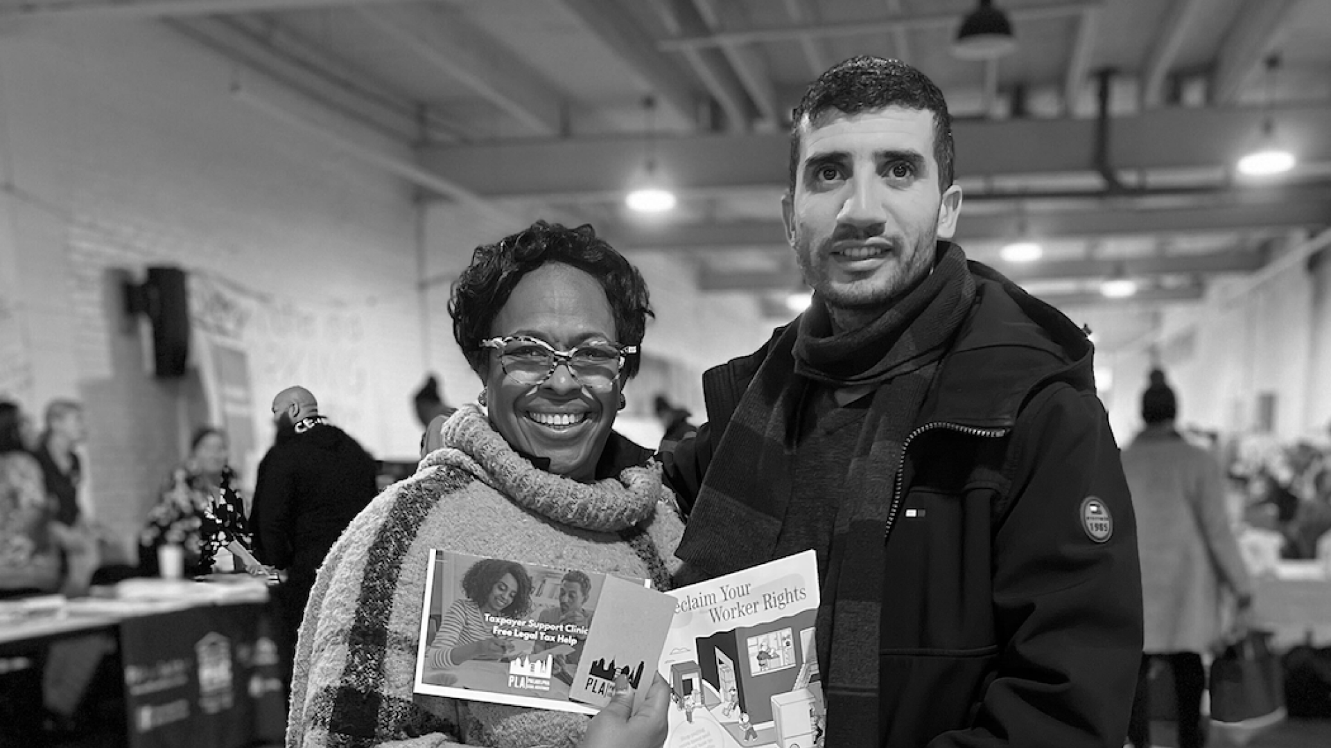 TSC Paralegal poses at outreach event