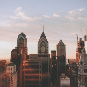 The skyline of Philadelphia